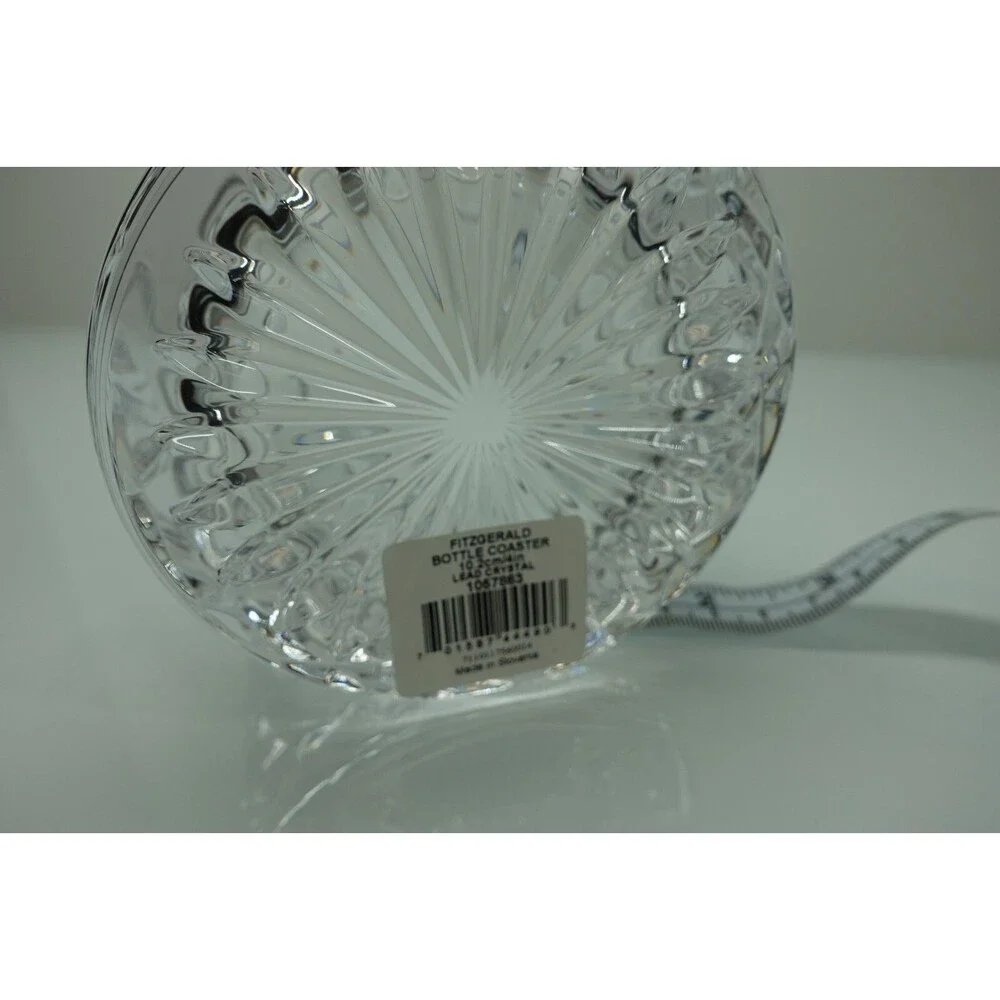 Waterford Fitzgerald Crystal Champagne Wine Bottle Coaster 1057863 - No Box